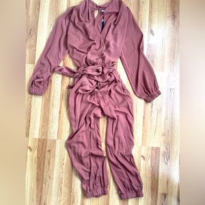 NWT Fashion Nova Mauve Jumpsuit